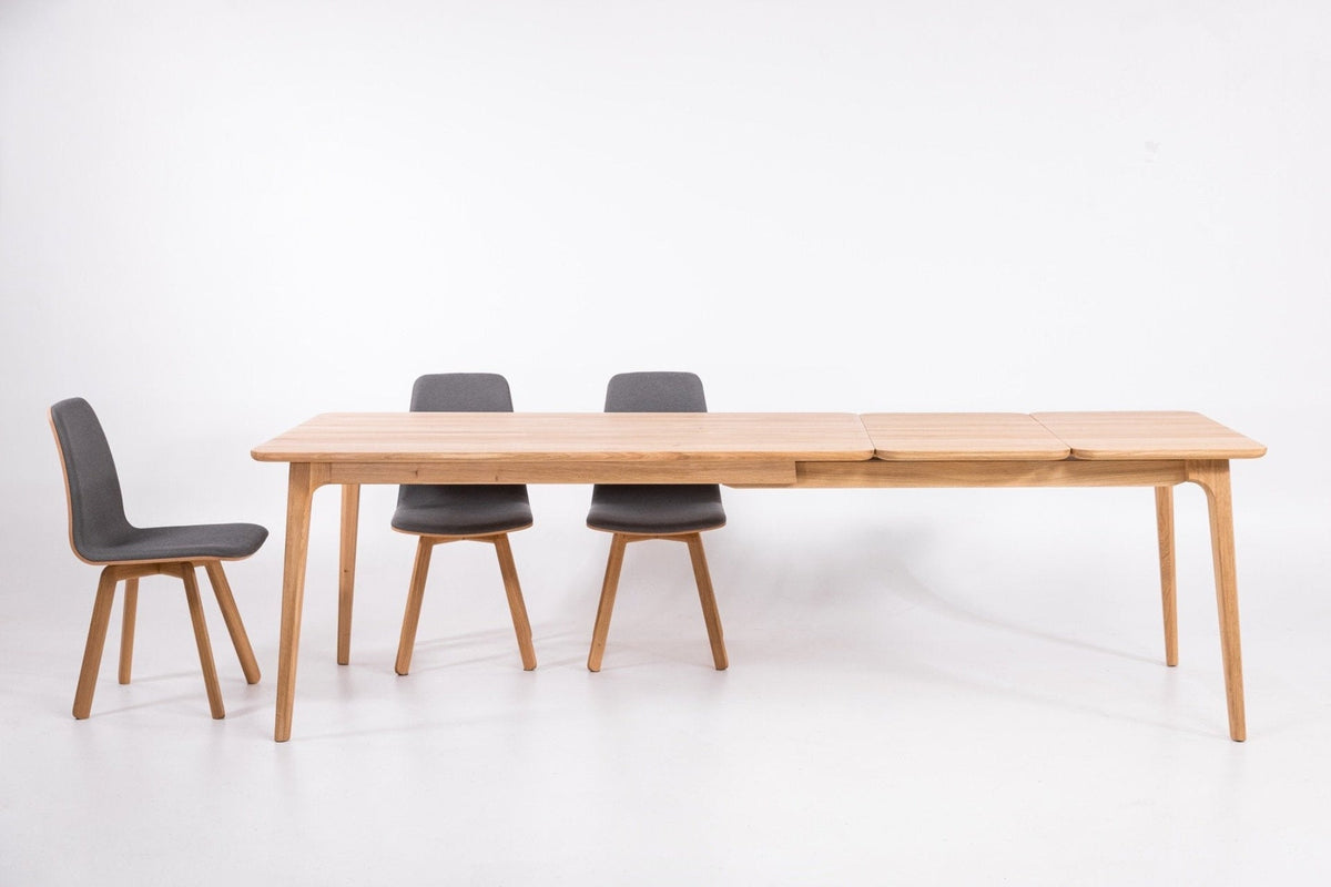 Table de salle à manger à rallonge en bois massif TOKIO | KARPIS