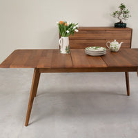 Table de salle à manger extensible en bois massif SWEDEN | VESKOR