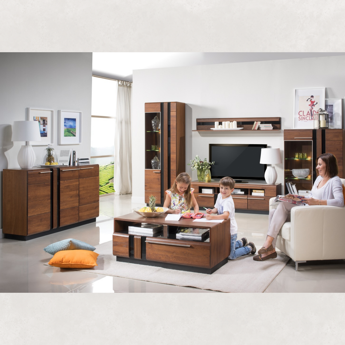 Meuble TV en chêne PORTI 25 | LoftStory