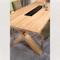 Table de salle à manger fixe en chêne NAPOLI 40 | LoftStory