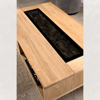 Table basse en chêne NAPOLI 41 | LoftStory