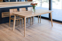 Table de salle à manger à rallonge en bois massif TOKIO | KARPIS