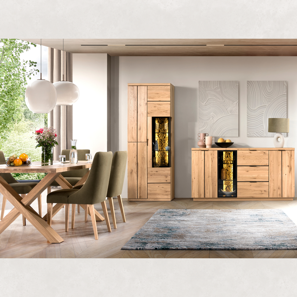 Buffet en chêne NAPOLI 20 | LoftStory