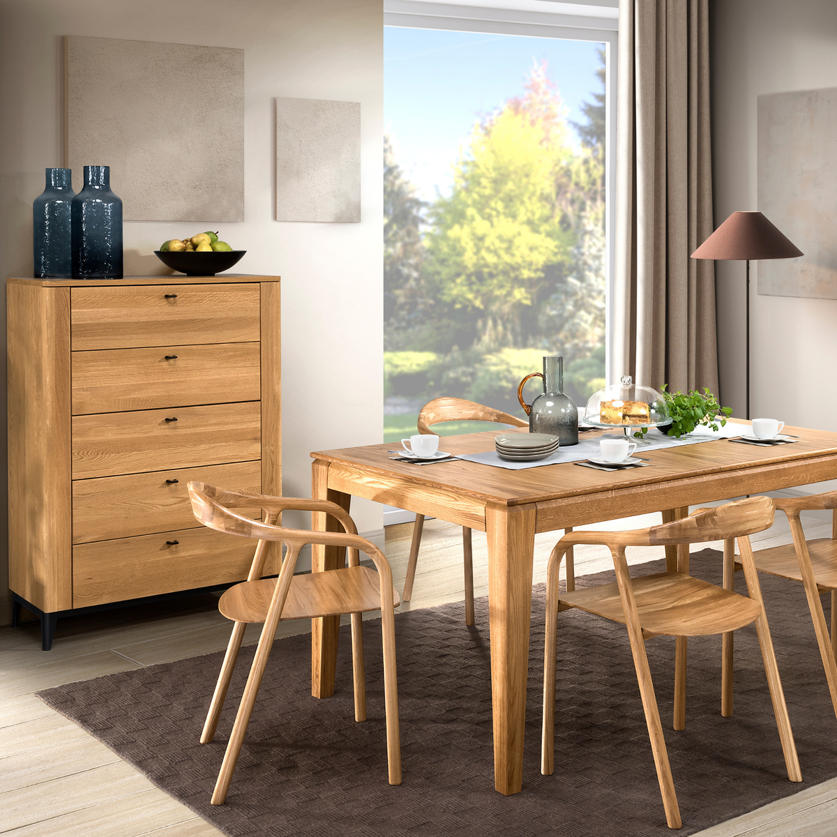 Commode en chêne OPORTO 75 | LoftStory