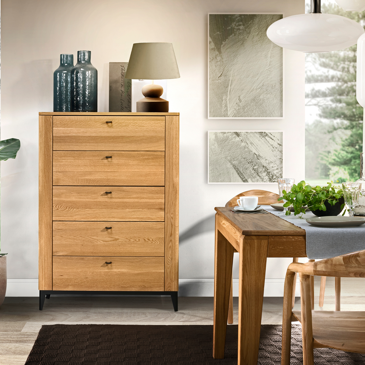 Commode en chêne OPORTO 75 | LoftStory