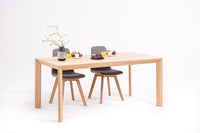 Table de salle à manger à rallonge en bois massif DITA | KARPIS