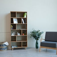 Bibliothèque en bois massif SWEDEN 1 | VESKOR