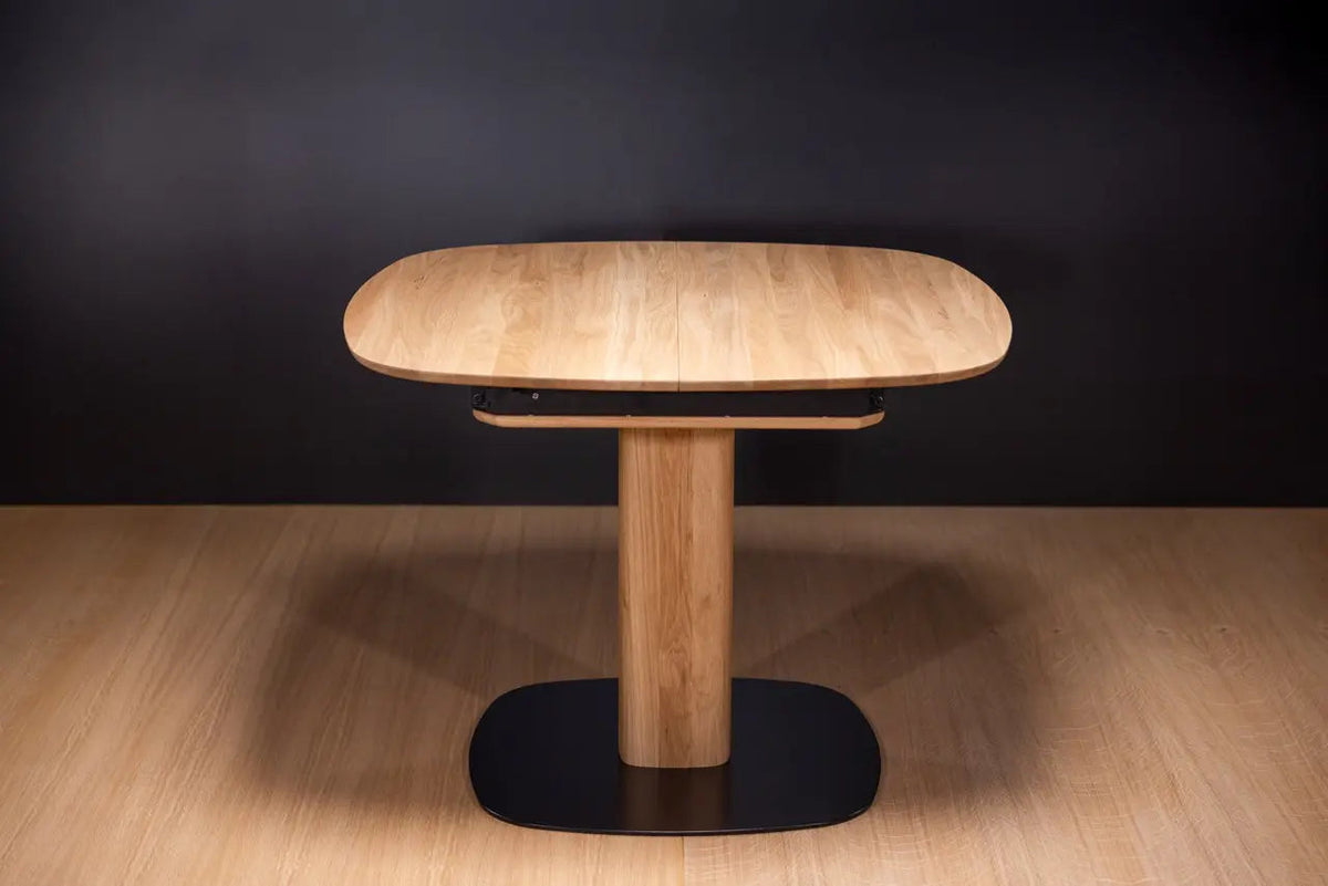 Table de salle à manger fixe en bois massif LUNA | KARPIS