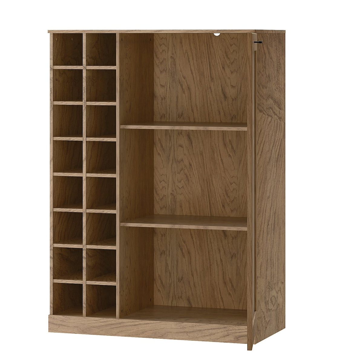 Meuble bar en chêne COZY 15, 100 × 140 × 50 cm | LoftStory