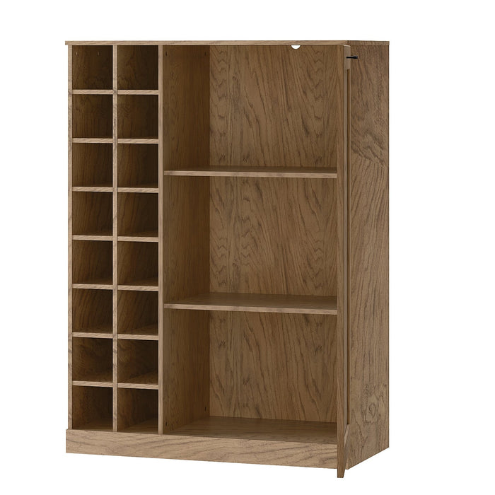 Meuble bar en chêne COZY 15, 100 × 140 × 50 cm | LoftStory