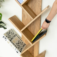 Bibliothèque en chêne sur pied BERGEN | VESKOR