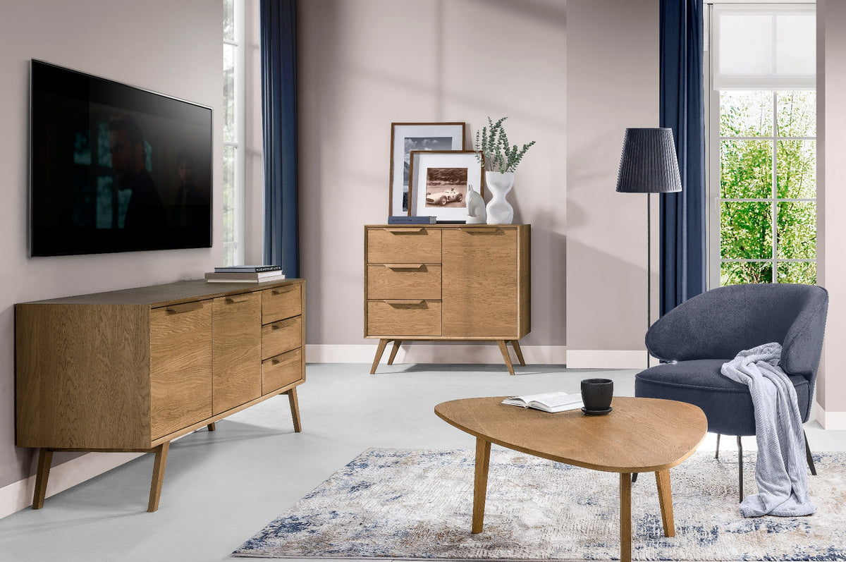 Commode en chêne rustique LEO 12 | LoftStory