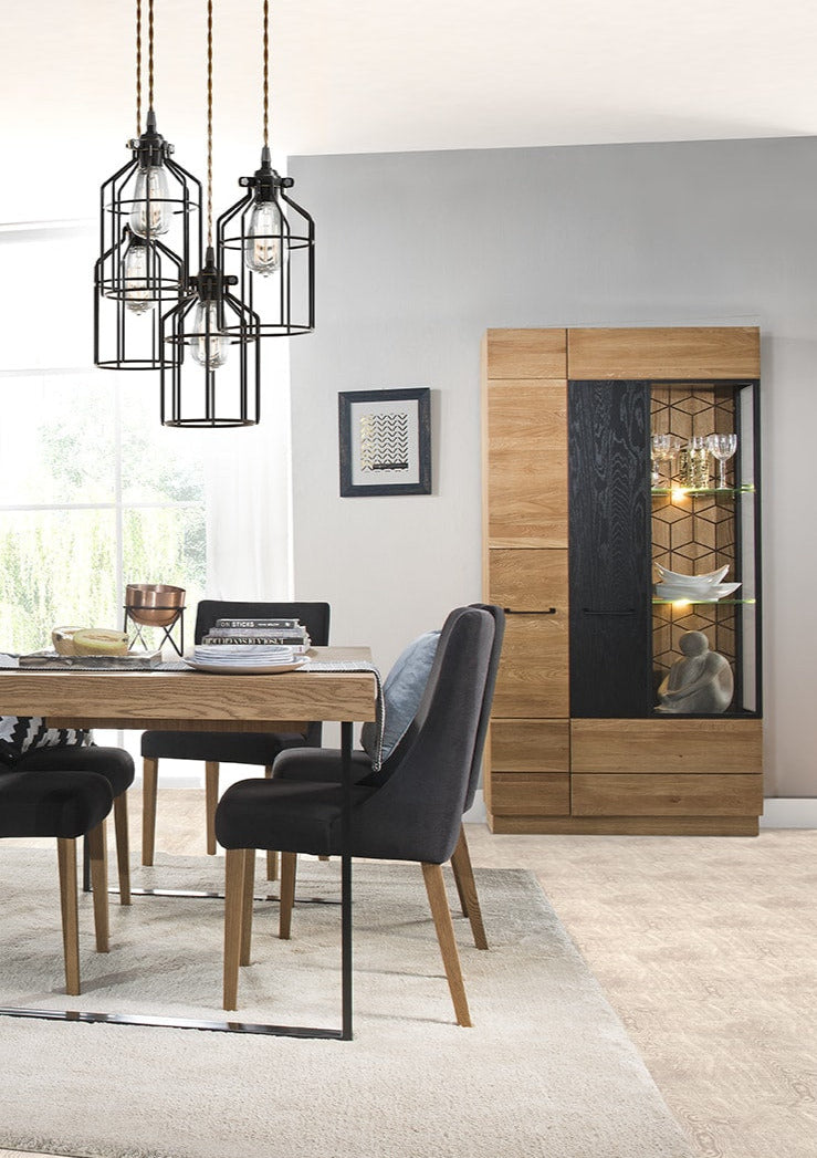 Vitrine en chêne MOZAIK 12 | LoftStory