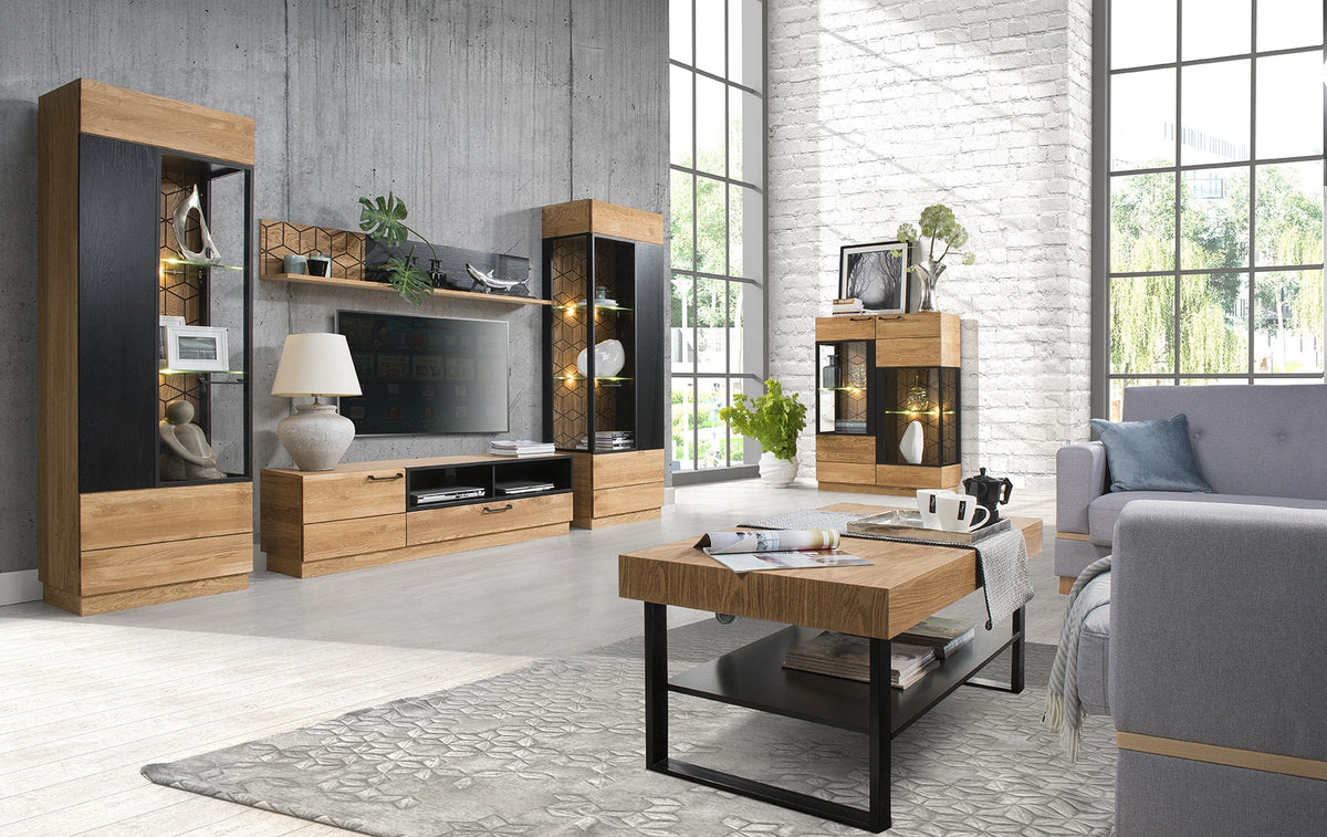 Vitrine en chêne MOZAIK 10 | LoftStory