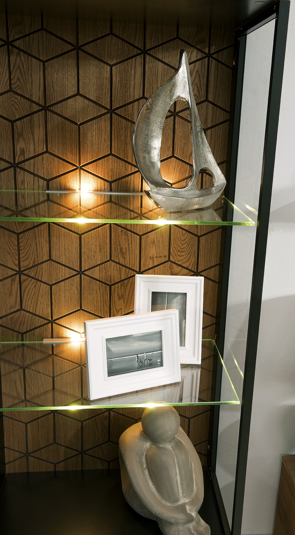 Vitrine en chêne MOZAIK 12 | LoftStory
