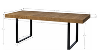 Table à manger à rallonges MOZAIK 40 | LoftStory