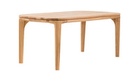 Table de salle à manger à rallonge en bois massif hêtre ou chêne IKONA | KARPIS