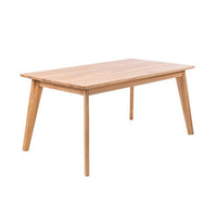 Table de salle à manger à rallonge en bois massif hêtre ou chêne KAMBIO 2 | KARPIS