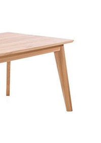 Table de salle à manger à rallonge en bois massif hêtre ou chêne KAMBIO 2 | KARPIS