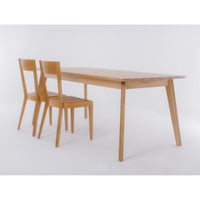 Table de salle à manger fixe en bois massif PREMIER | KARPIS