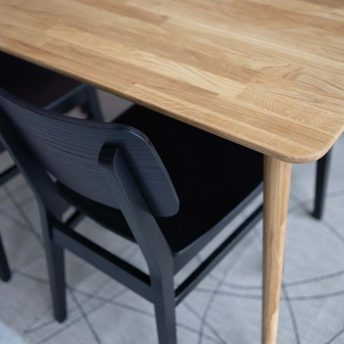 Table de salle à manger à rallonge en chêne massif MALMO 2 | VESKOR