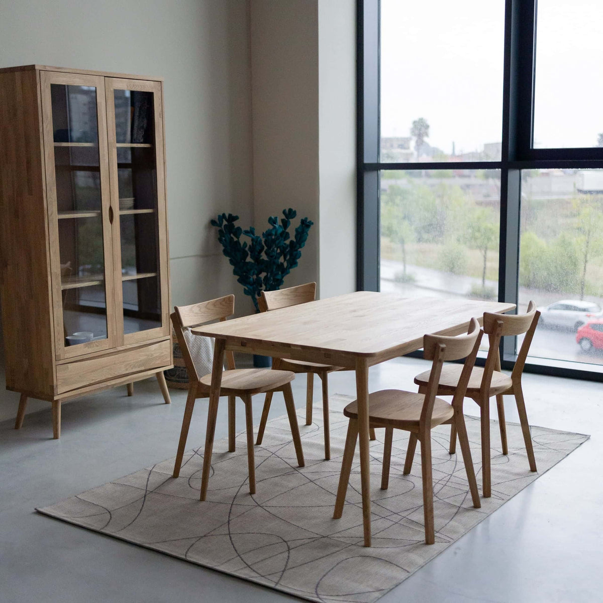 Table de salle à manger à rallonge en chêne massif MALMO 2 | VESKOR
