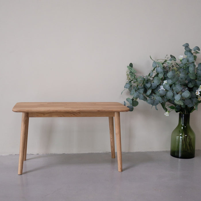 Banc Table basse en bois de chêne massif MALMO | VESKOR