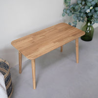 Banc Table basse en bois de chêne massif MALMO | VESKOR