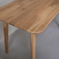 Banc Table basse en bois de chêne massif MALMO | VESKOR