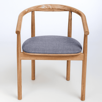 Lot de 2 ou 4 chaises tapissées en chêne massif Lea | VESKOR