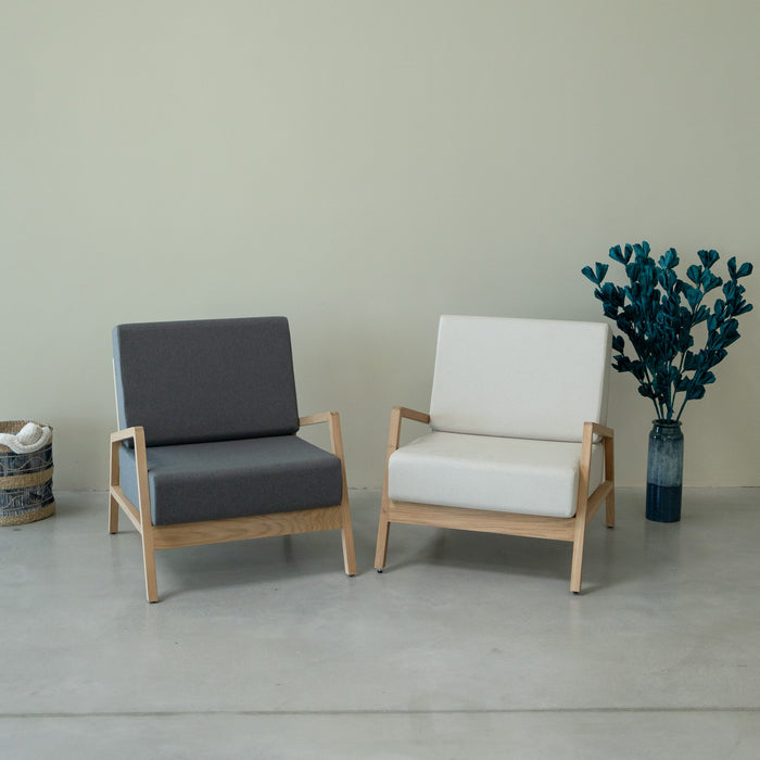 Fauteuil en bois massif SUÈDE | VESKOR