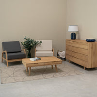 Fauteuil en bois massif SUÈDE | VESKOR