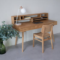 Table à écrire en chêne massif MALMO 2 | VESKOR