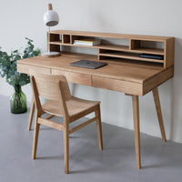 Table à écrire en chêne massif MALMO 2 | VESKOR