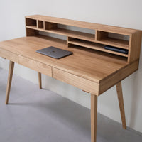 Table à écrire en chêne massif MALMO 2 | VESKOR
