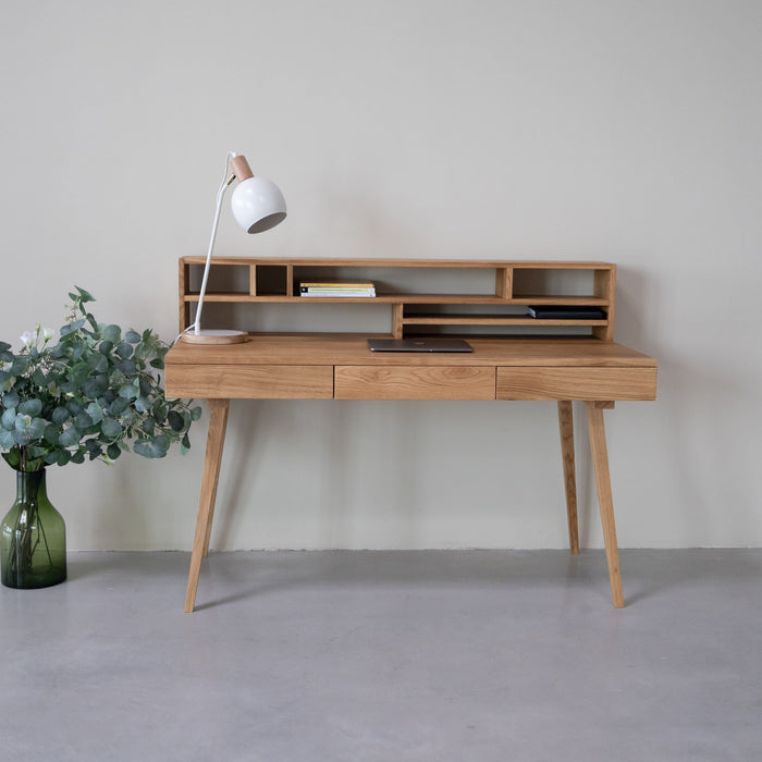 Table à écrire en chêne massif MALMO 2 | VESKOR