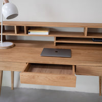 Table à écrire en chêne massif MALMO 2 | VESKOR