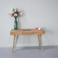 Table à écrire en chêne massif MALMO 1 | VESKOR