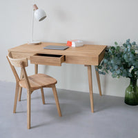 Table à écrire en chêne massif MALMO 1 | VESKOR