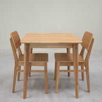 Lot de 2 ou 4 chaises de salle à manger en bois de chêne KODAMA | VESKOR
