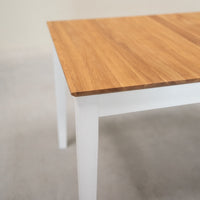 Table de salle à manger à rallonge en bois massif Lausanne | VESKOR