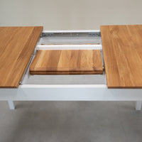 Table de salle à manger à rallonge en bois massif Lausanne | VESKOR