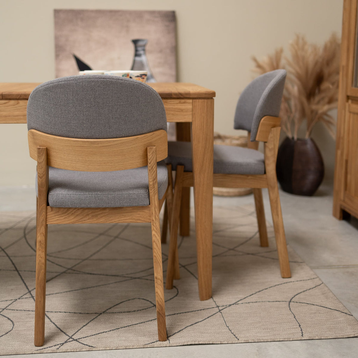 Lot de 2 ou 4 chaises en chêne massif Astrid | VESKOR