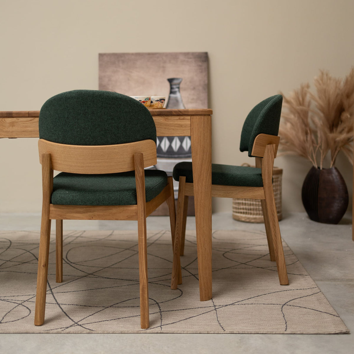Lot de 2 ou 4 chaises en chêne massif Astrid | VESKOR