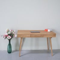 Table à écrire en chêne massif MALMO 1 | VESKOR