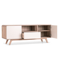 Meuble TV en bois massif OSLO 2 | VESKOR