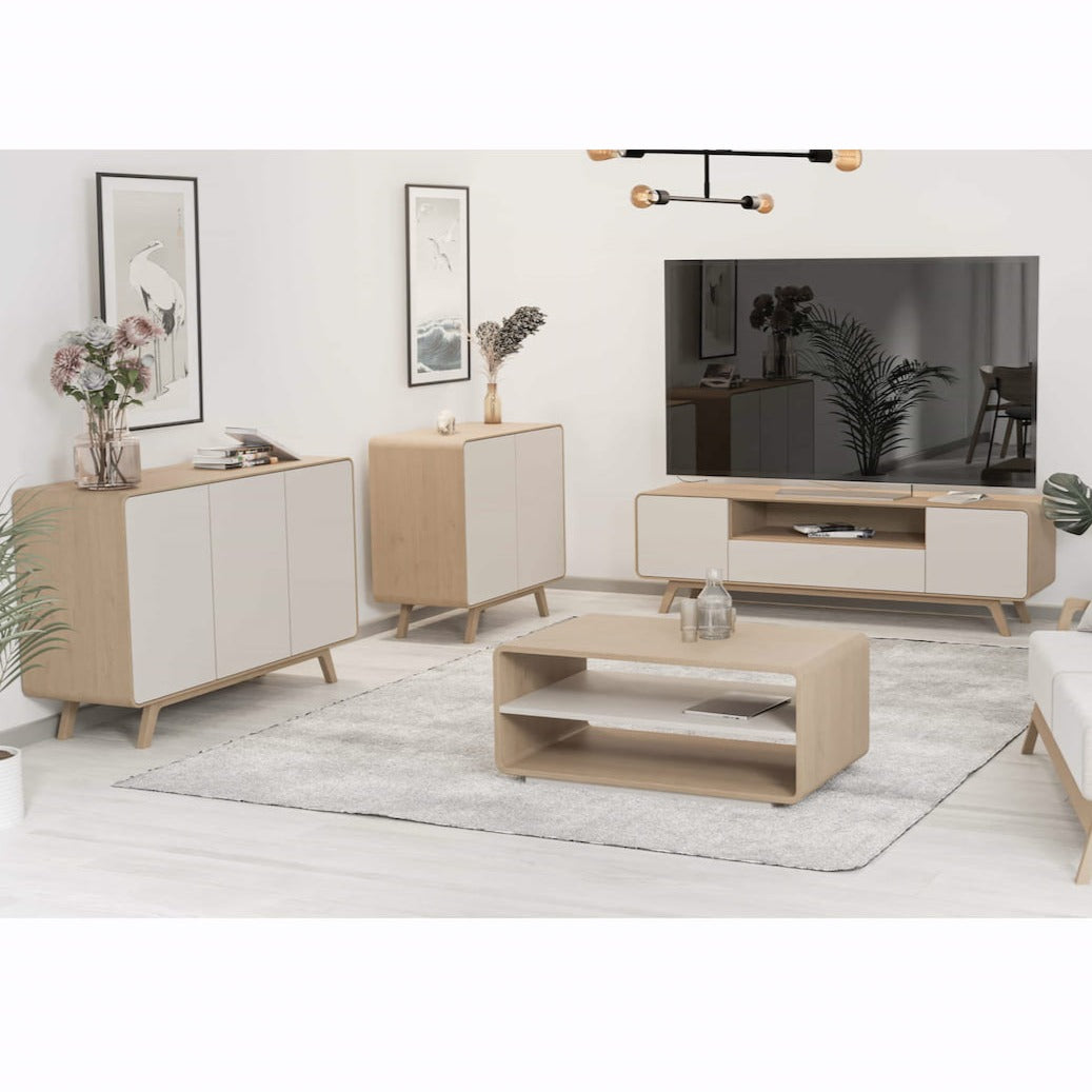 Buffet Comoda en bois massif OSLO 2 | VESKOR