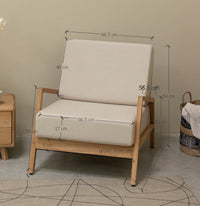 Fauteuil en bois massif SUÈDE | VESKOR