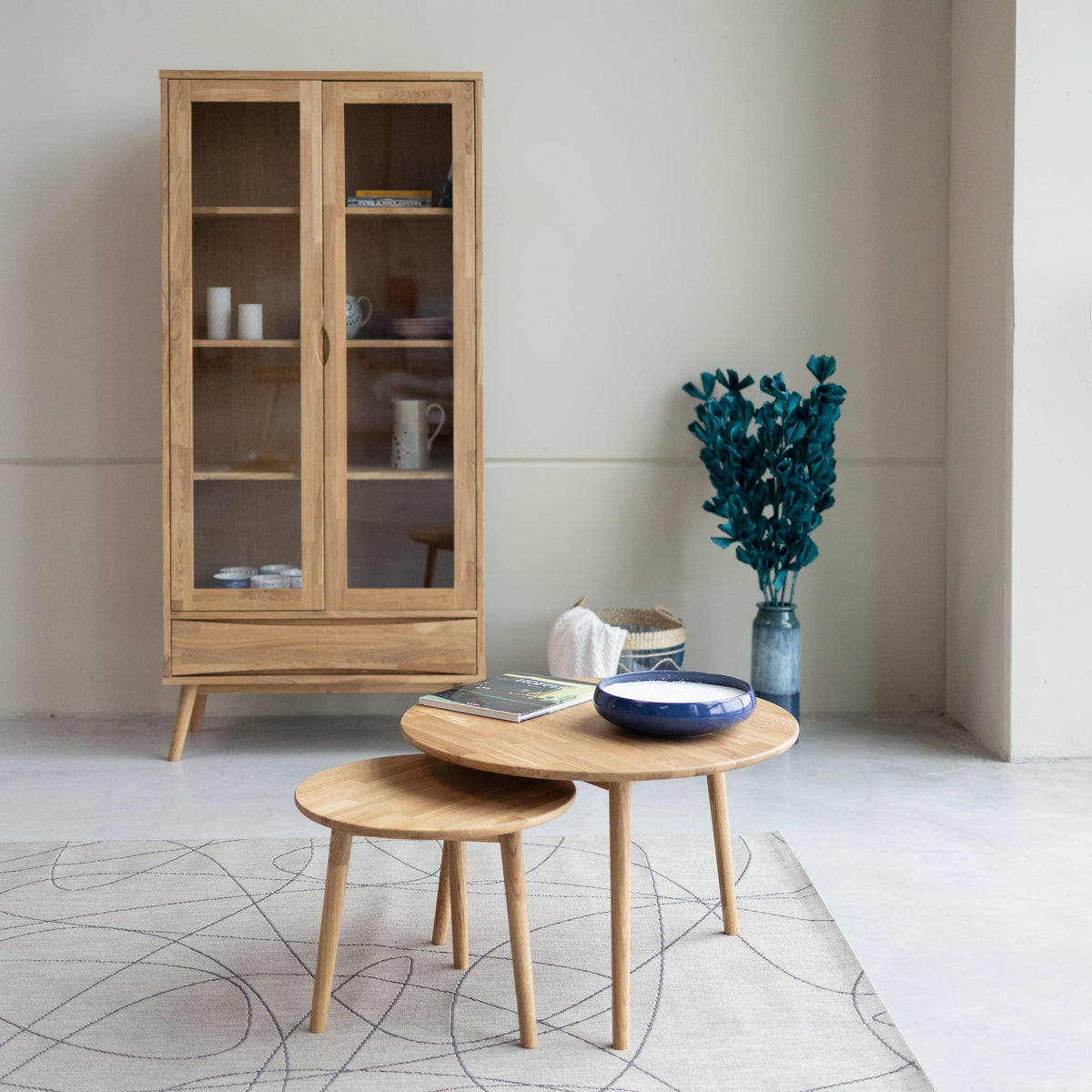 Vitrine en chêne MALMO | VESKOR