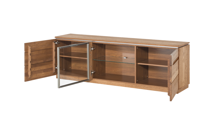 Commode ou meuble TV en chêne MONTENEGRO 26 | LoftStory